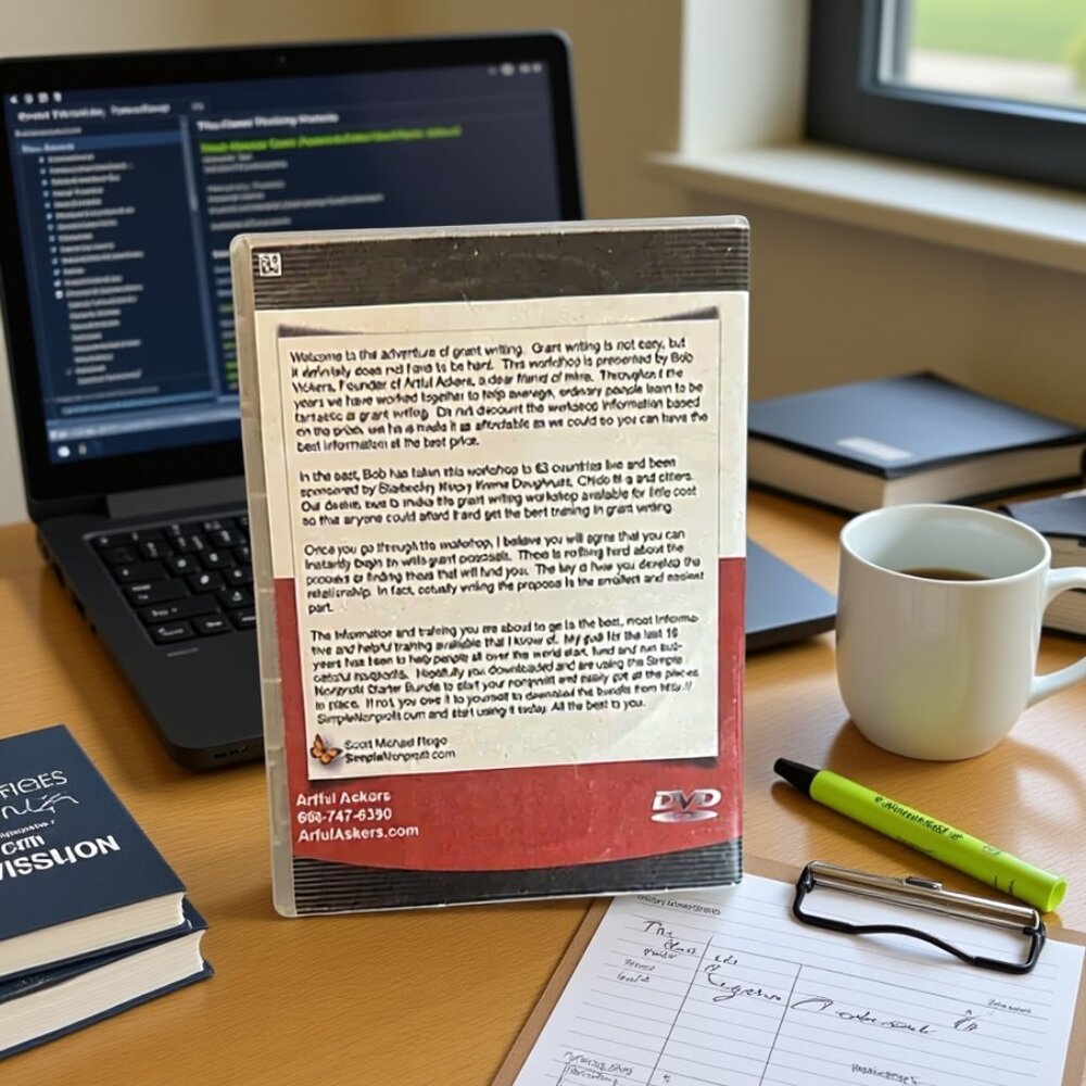 Grant Writing Workshop 4-Disc DVD Set – Learn to Fund Your Mission with Confiden - Picture 2 of 4
